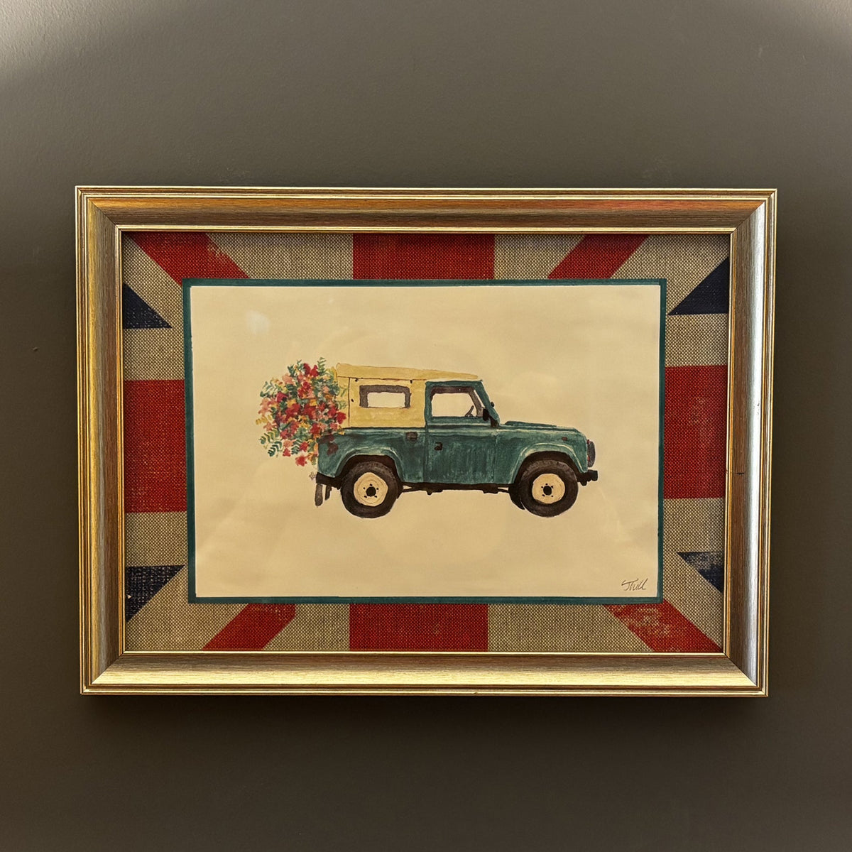 Floral Land Rover Defender