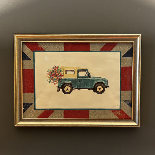 Floral Land Rover Defender