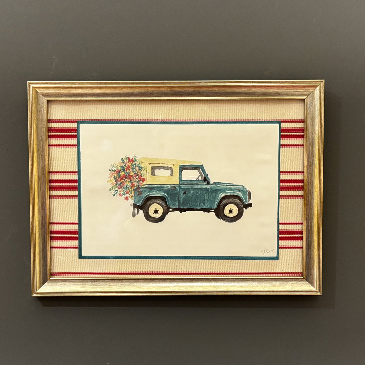 Floral Land Rover Defender